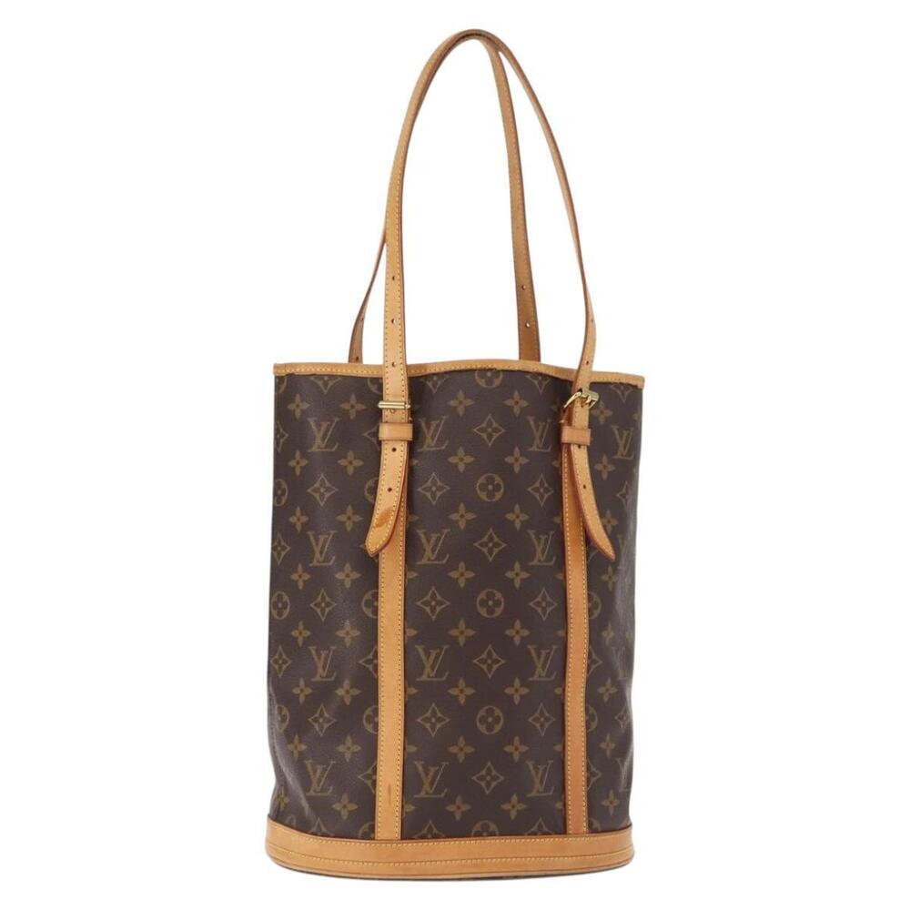 LOUIS VUITTON Monogram Bucket GM Shoulder Bag M42236 LV Auth ka785